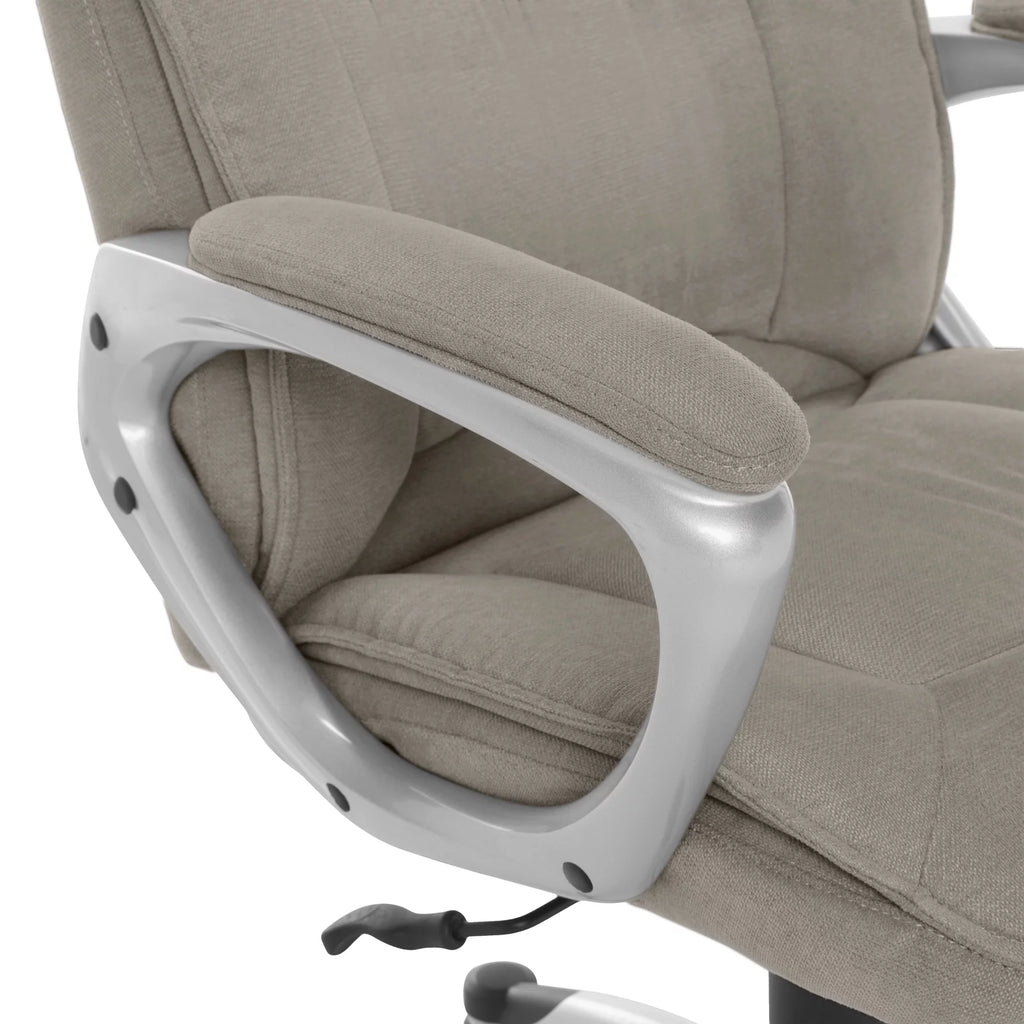 Gray Fabric High-Back Office Chair with Arms O509545