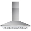 380 CFM Convertible Wall Mount Range Hood with Push Button Controls O618