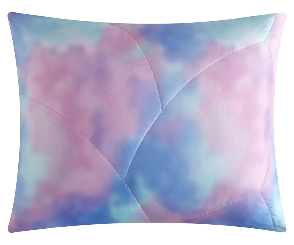 Pink Purple Ombre Polyester Twin Comforter Set S93867