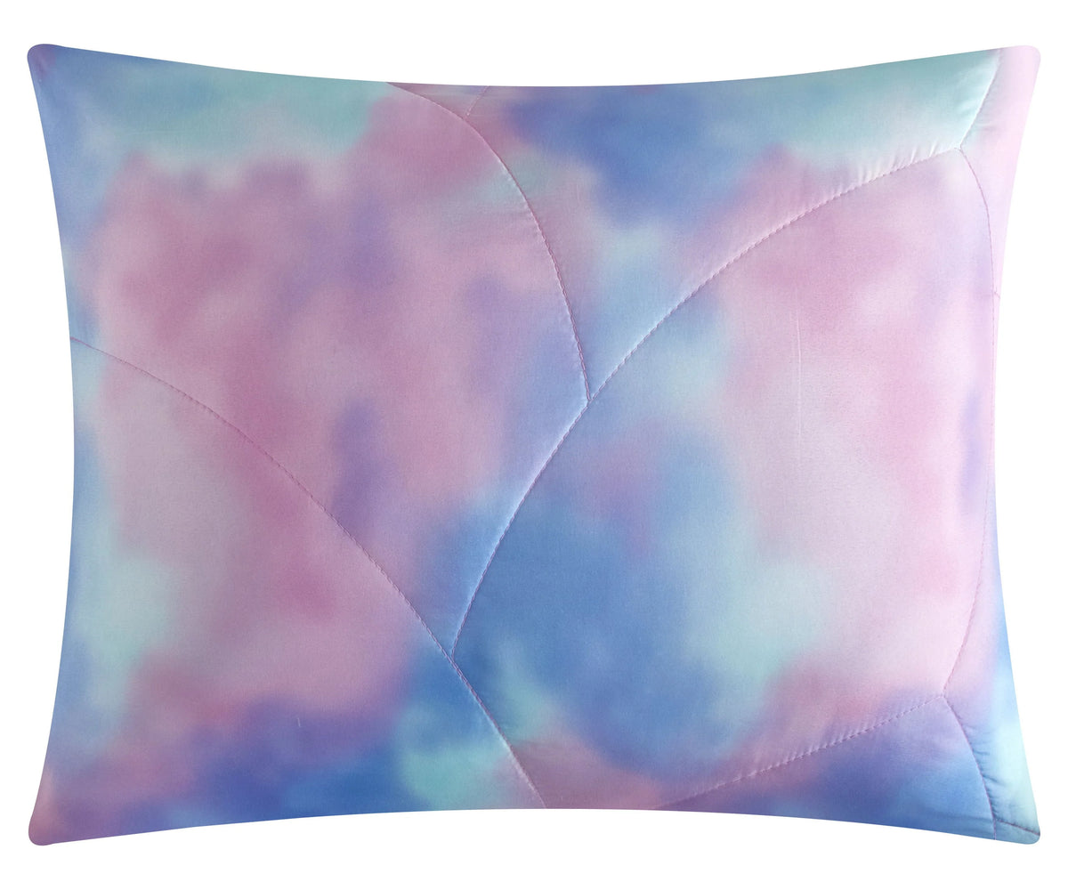 Pink Purple Ombre Polyester Twin Comforter Set S93867