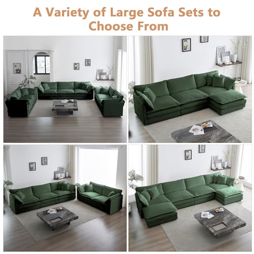 2 Piece Chenille Sofa Set with 9 Pillow Y285
