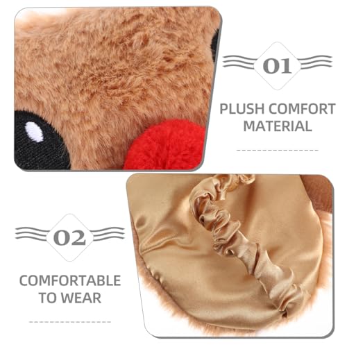 2 Pack Plush 3D Contoured Breathable Sleep Mask T3583