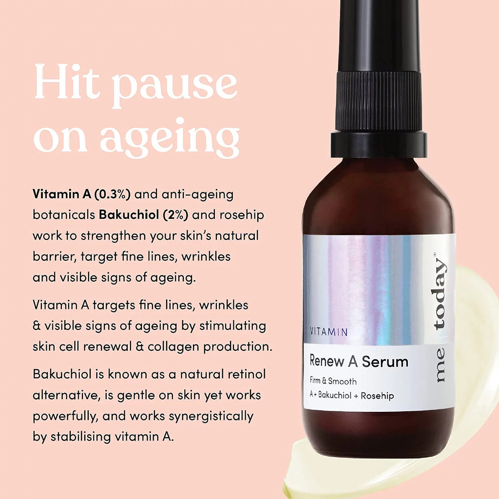Vitamin Renew A Serum 1.01 fl oz Anti-Aging Bakuchiol Rosehip Face Serum C16631