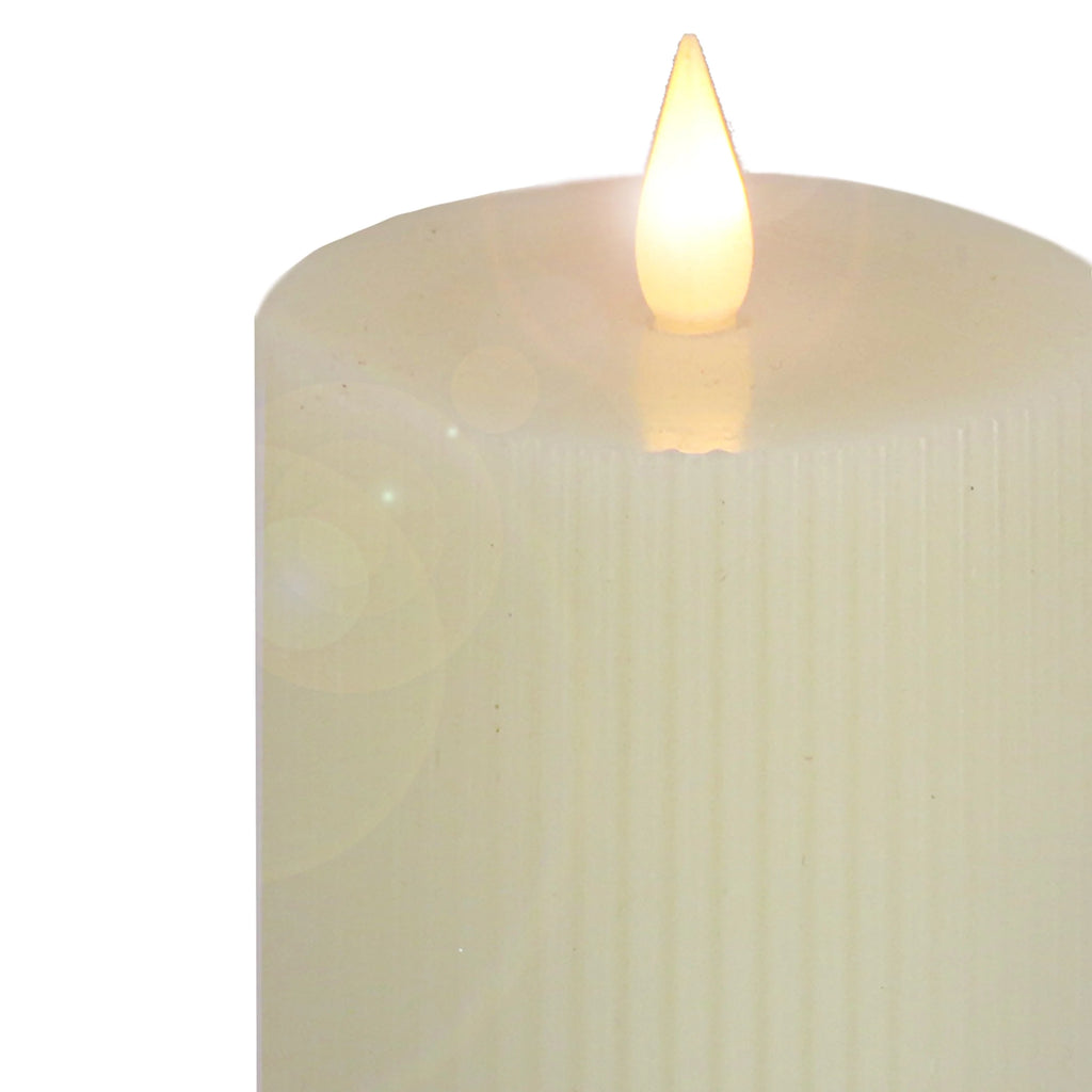 Ivory Flameless Candle with Remote U814032