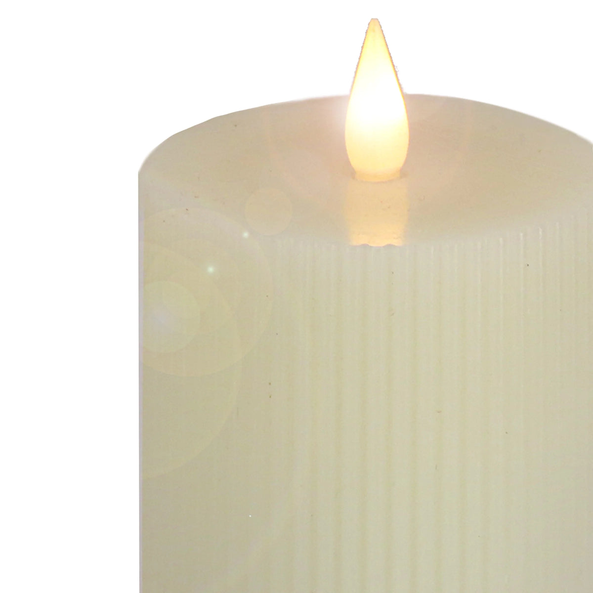 Ivory Flameless Candle with Remote U814032