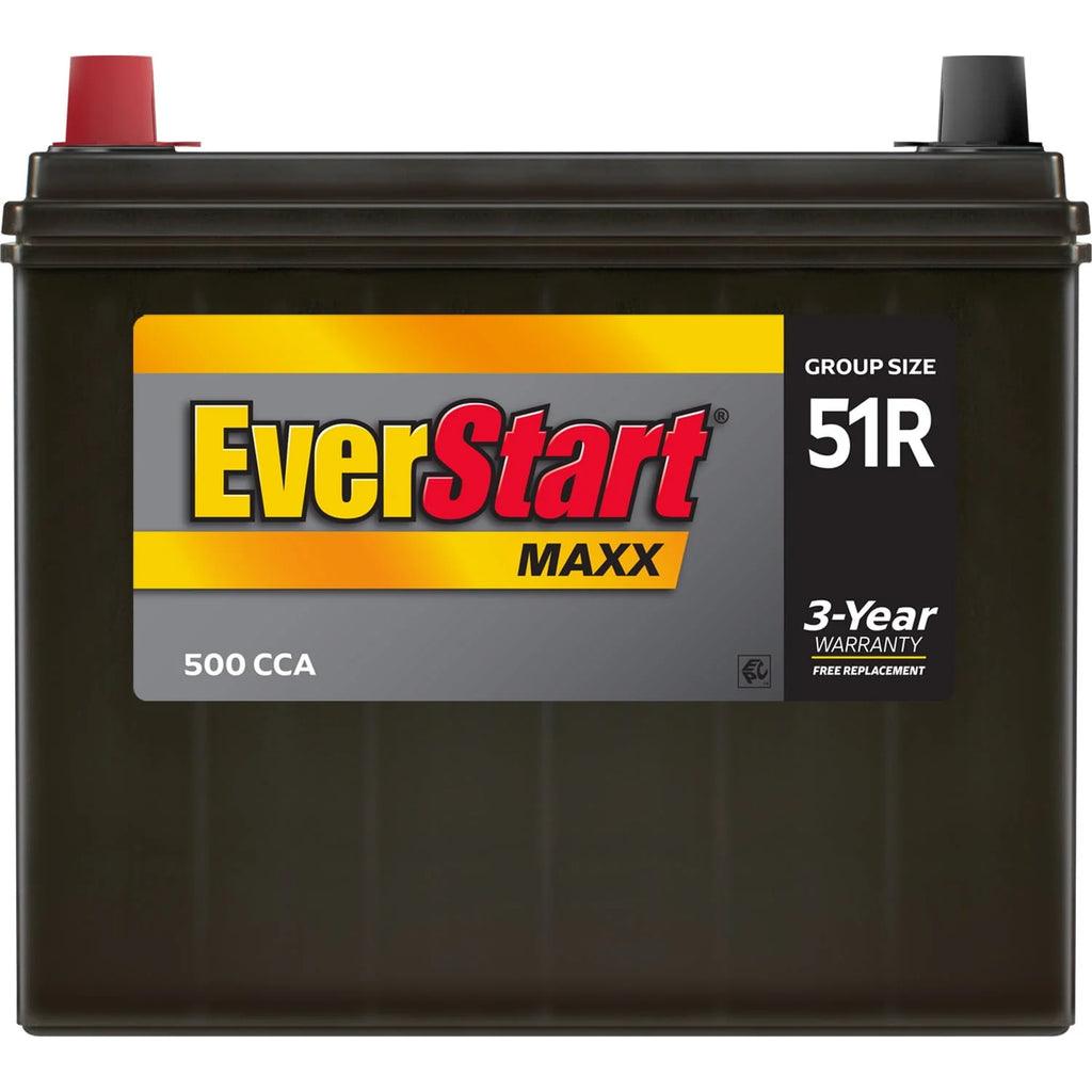 Lead Acid Automotive Battery Group Size 51R 12 Volt 500 CCA B576