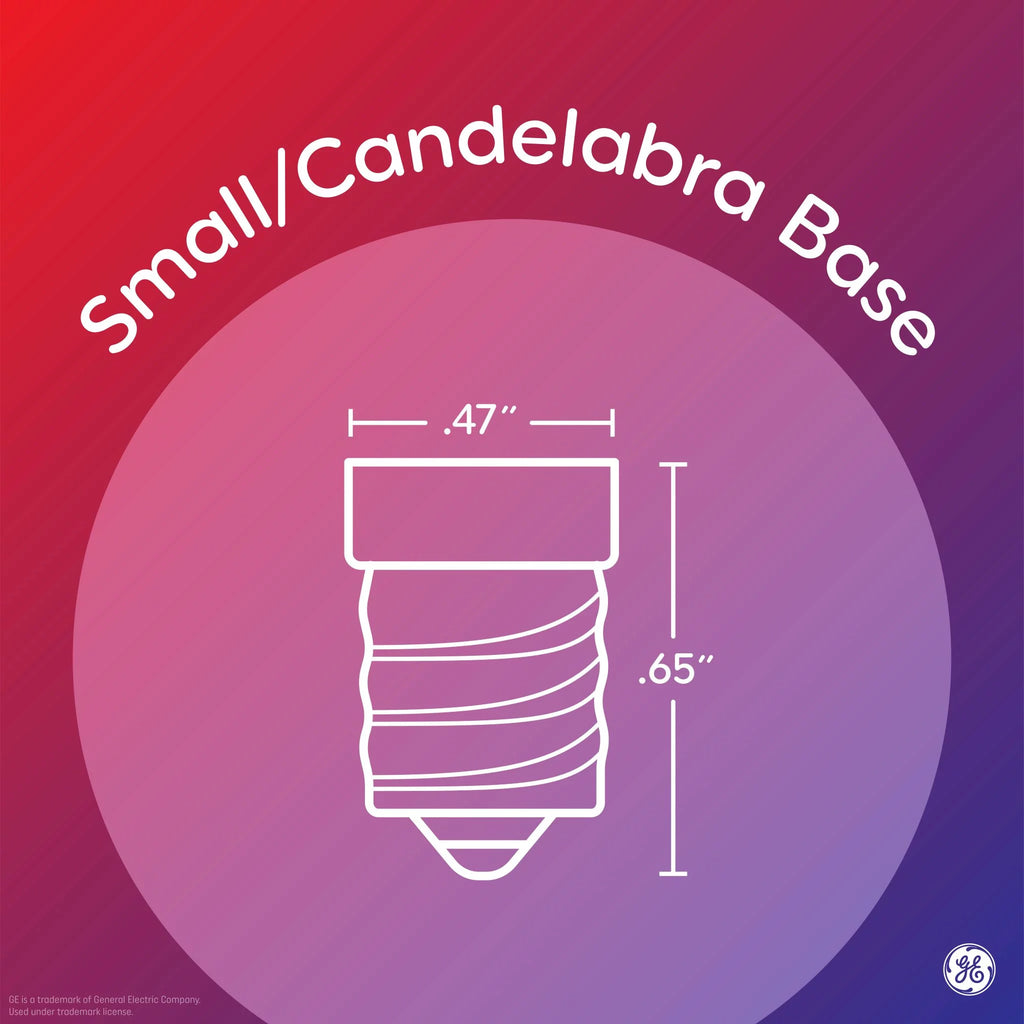 LED Decorative Light Bulbs 40 watts Eqv Candelabra Base 2pk L577317