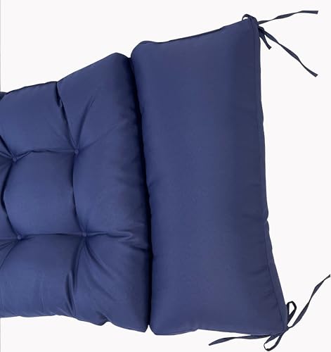 Water Resistant High Back Chair Cushion with Ties V402792