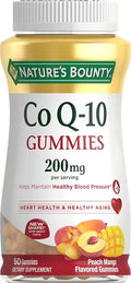 CoQ10 200mg Peach Mango Flavor Gummies 60 Count S333