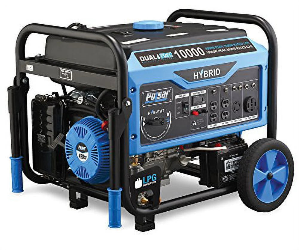 10,000-Watt Dual Fuel Portable Generator with Electric Start N97375
