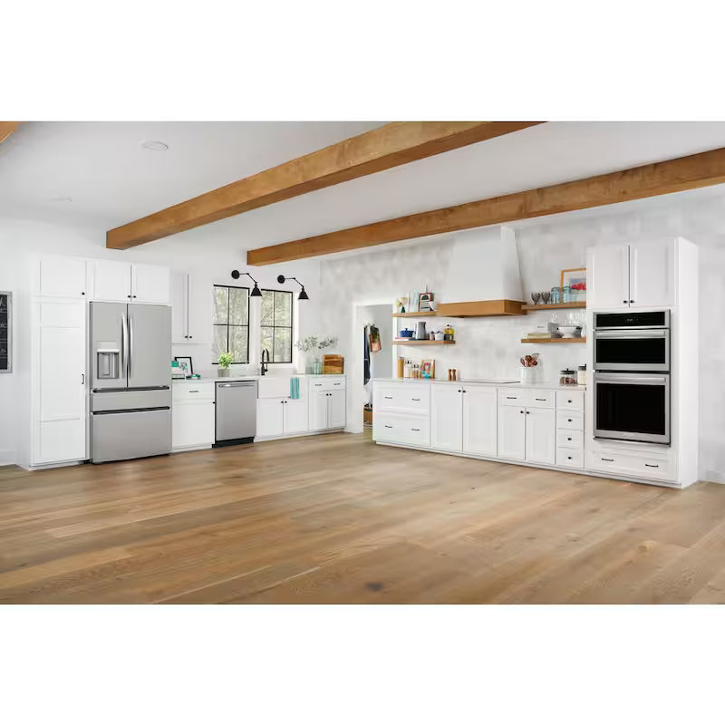 27 in. Electric Built-In Wall Oven and Microwave Combination with Total Convection in Stainless Steel E8444
