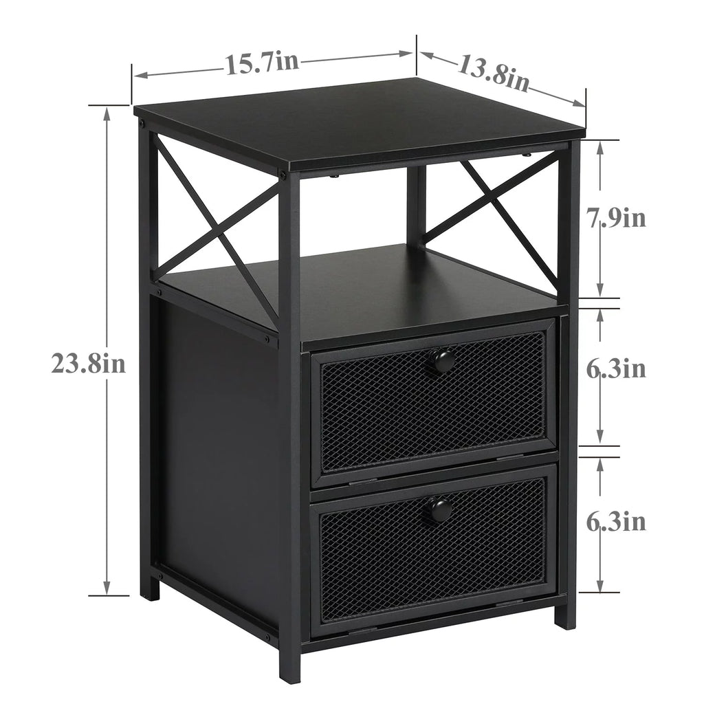 3-Piece Bed Frame and 2 Nightstand I342720