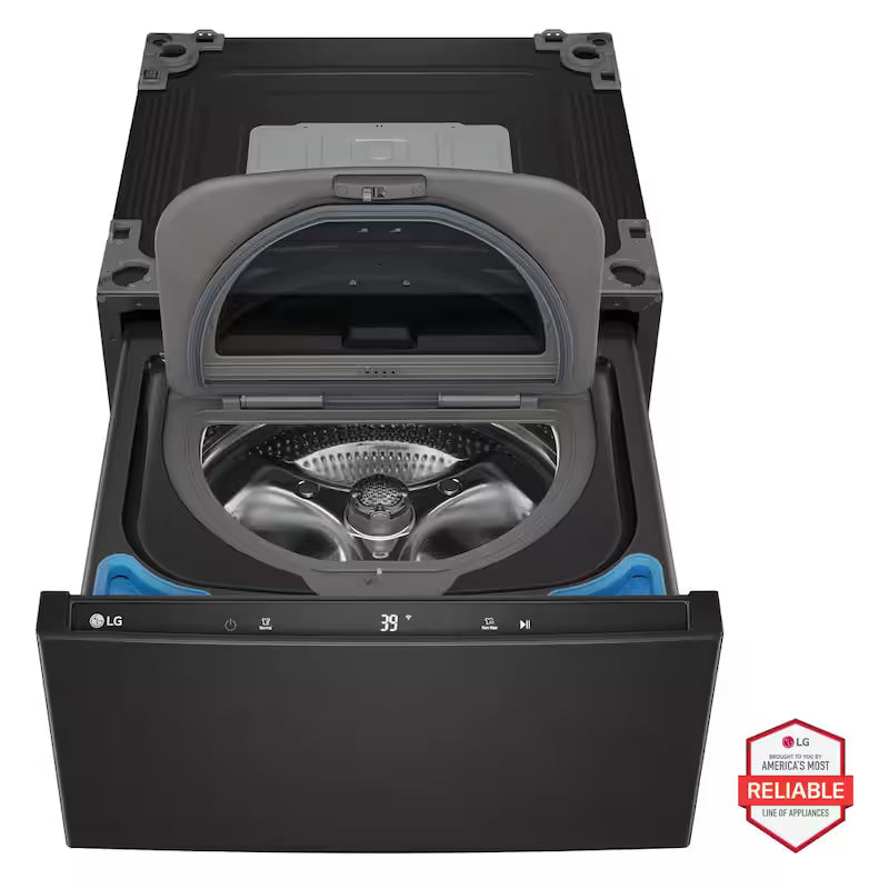 27 in. 1 cu. ft. Front Load Washer in Black Steel P701890