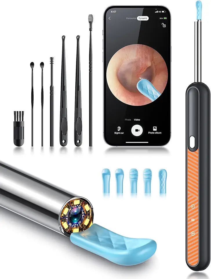 Ear Wax Removal Tool Camera with 6 Ear Pick W22634