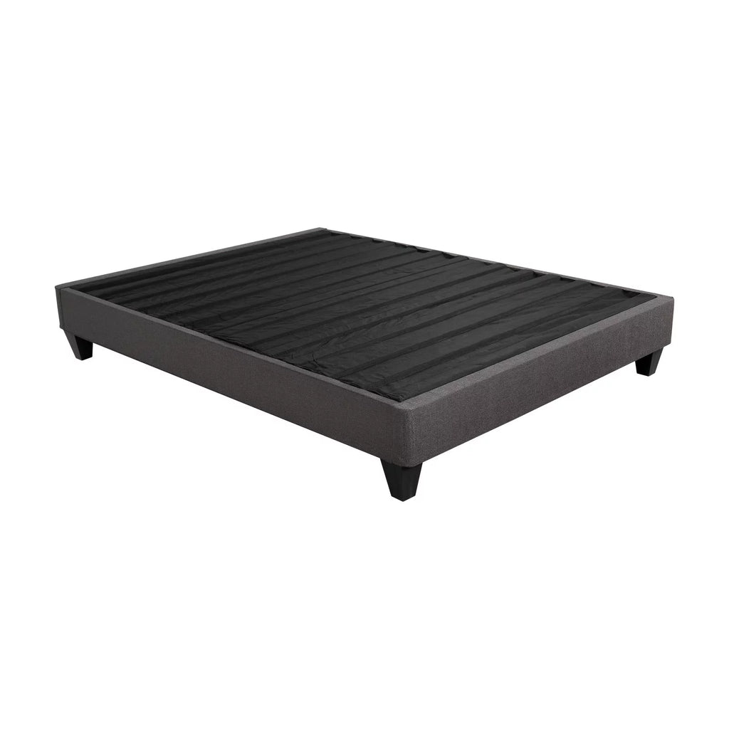 King Wood and Fabric Platform Bed Frame X861974