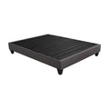 King Wood and Fabric Platform Bed Frame X861974