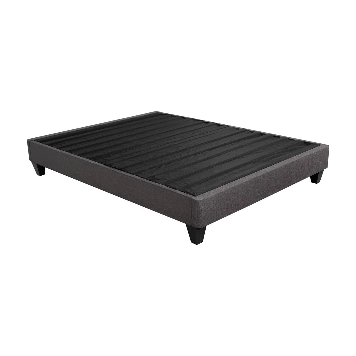 King Wood and Fabric Platform Bed Frame X861974