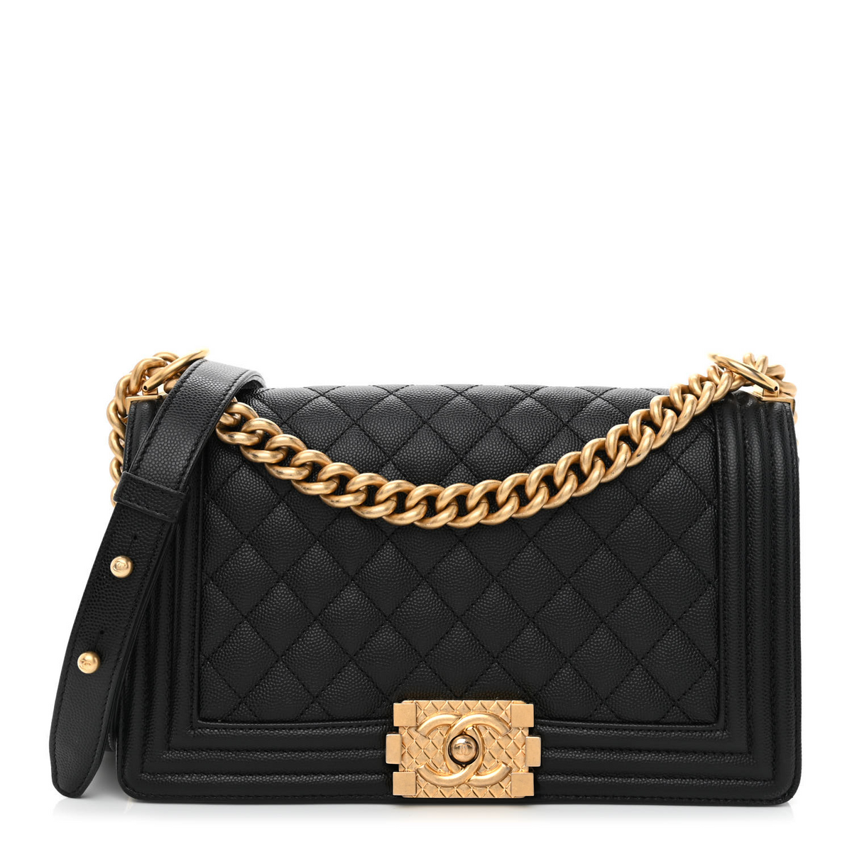 Black Top Handle Flap Bag Y7944