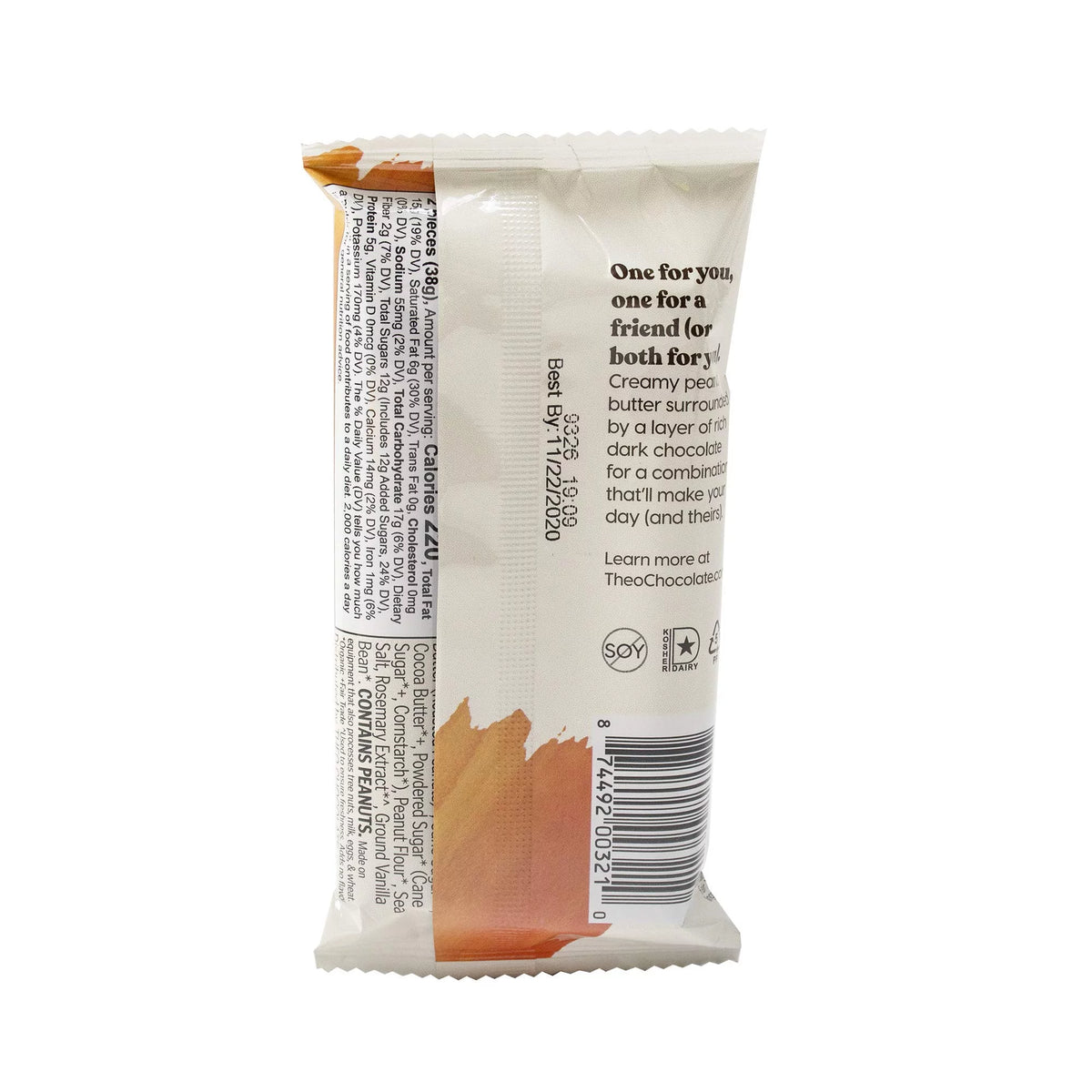 Organic Dark Chocolate Peanut Butter Cups 12 Pack E6878