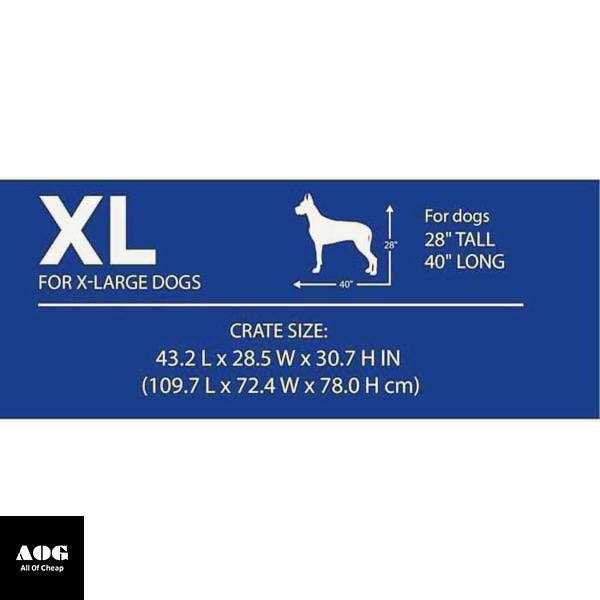 2-Door Folding Dog Crate M546606