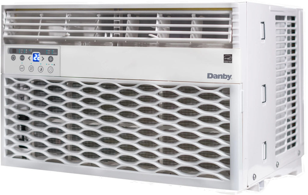 8,000 BTU White Window Air Conditioner with Remote K620