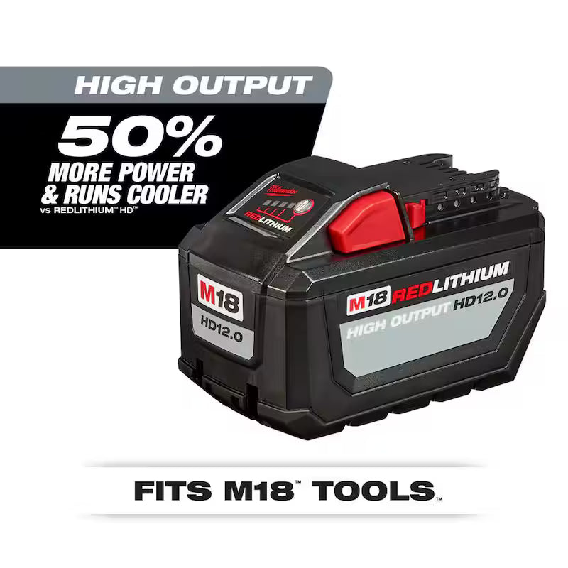 18-Volt Lithium-Ion Dual Bay Rapid Battery Charger with 12.0Ah Battery Pack Z6839