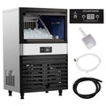 Commercial Stainless Steel Ice Maker with 44lbs Ice Storage P7226