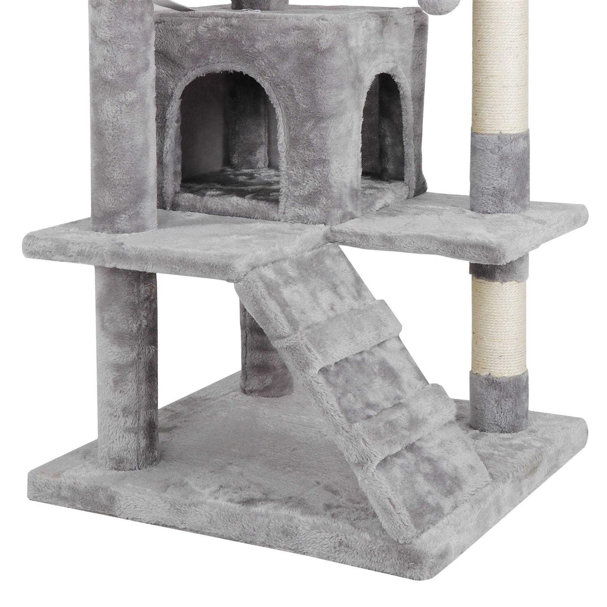 Cat Tree Multi-Levels Condos Scratching Post Tower O81537