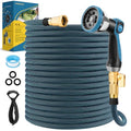 100 ft Flexible Non-Expanding Garden Hose with 10 Function Spray Nozzle N6523