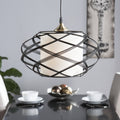 Black Wire Cage Pendant Lamp A108314