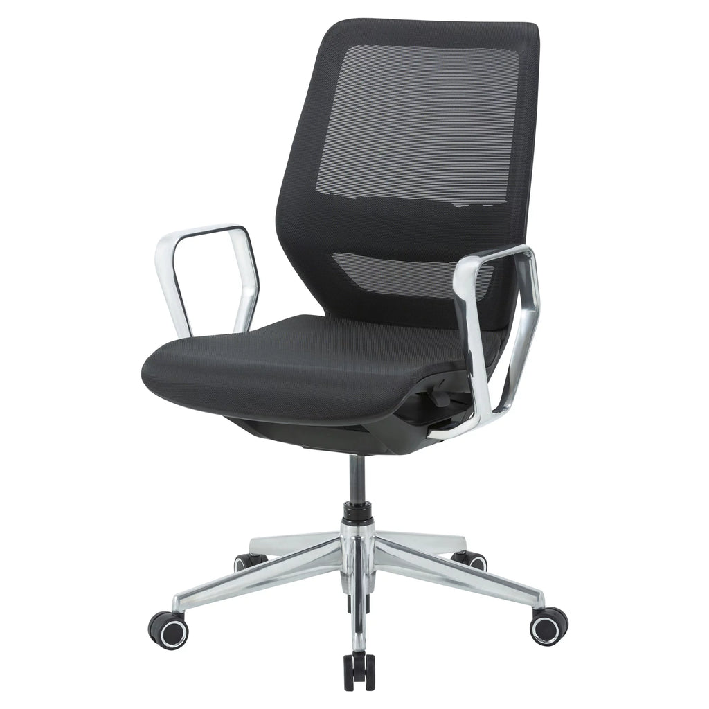Black Ergonomic Mesh Mid-Back Manager Chair Z3345