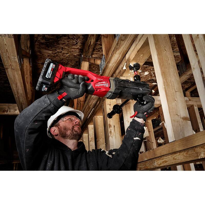 7/16 in. Cordless Right Angle Drill with Hole Saw Kit P414804