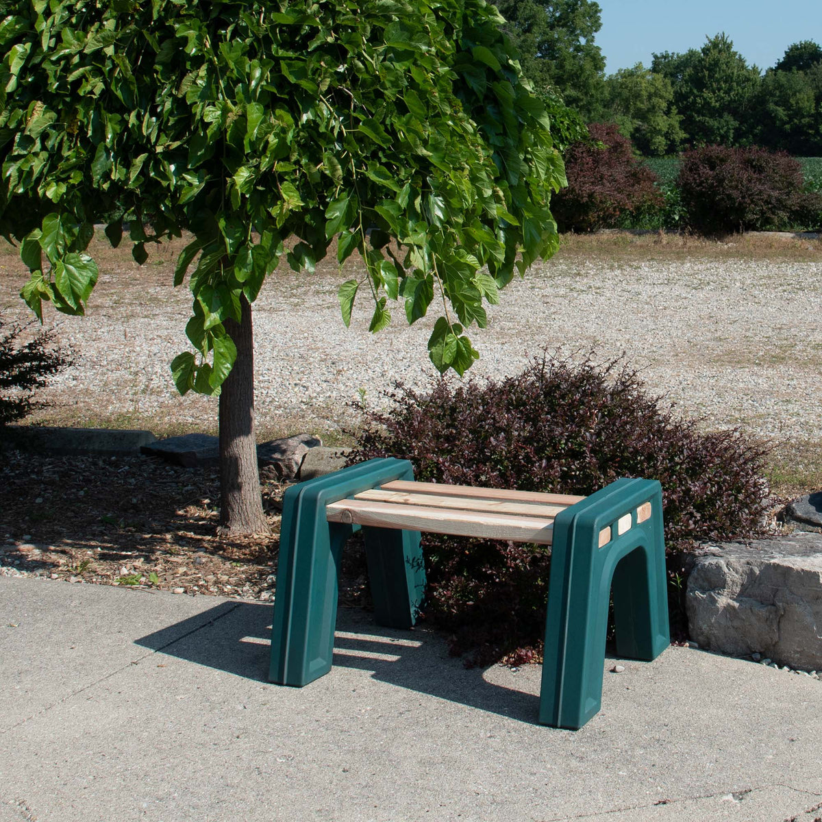 Lightweight Indoor or Outdoor Backless Bench Ends V47298