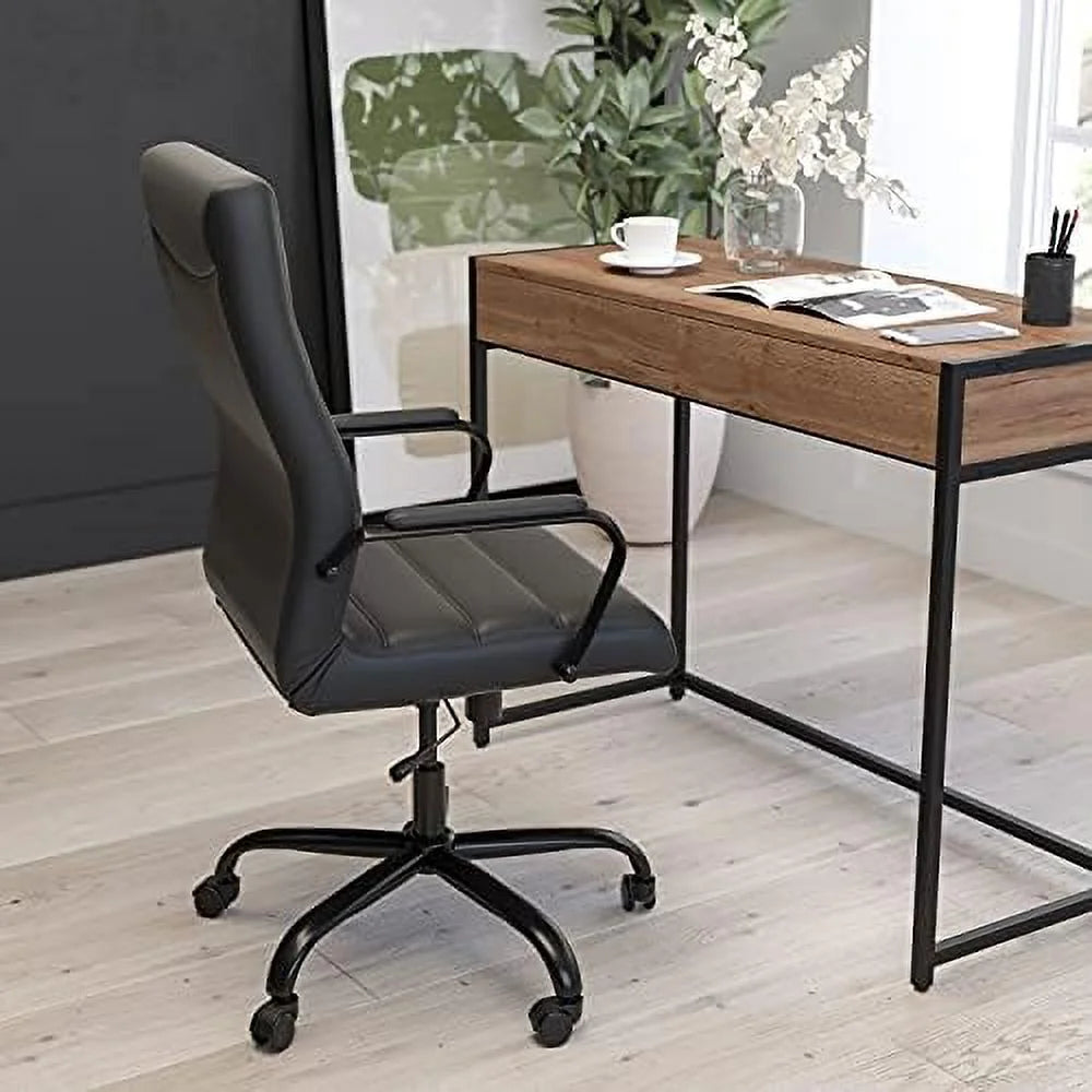Brown Faux Leather High-Back Office Chair C34860