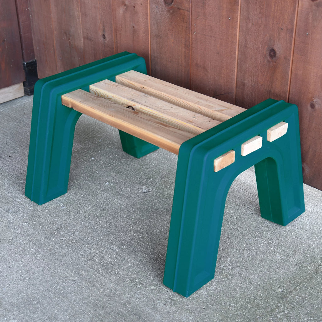 Lightweight Indoor or Outdoor Backless Bench Ends V47298