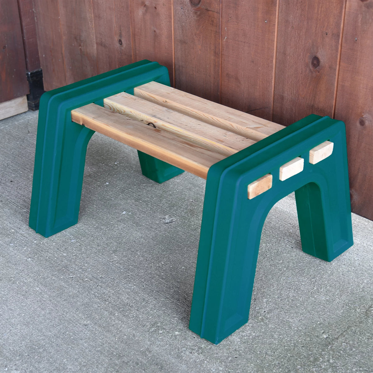 Lightweight Indoor or Outdoor Backless Bench Ends V47298