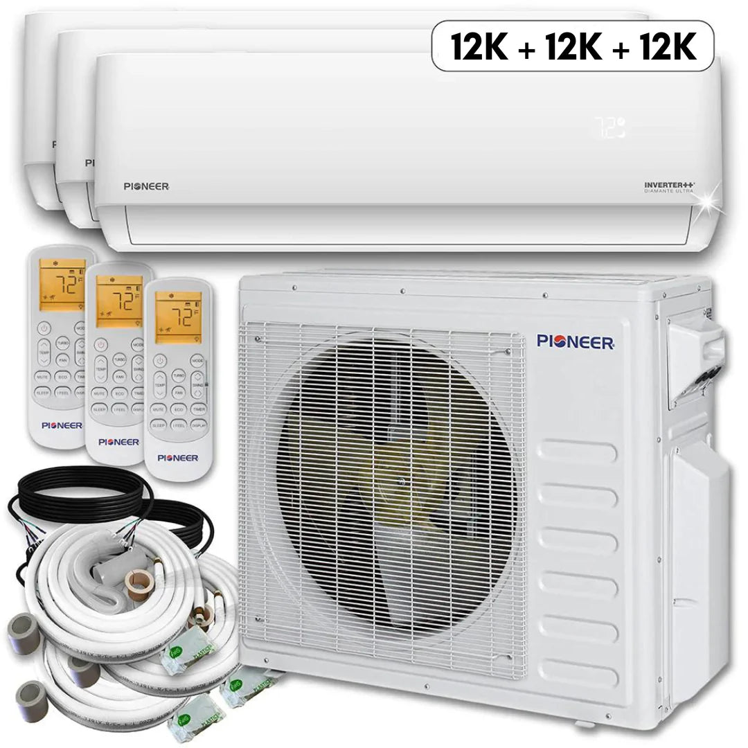 36,000 BTU 3 Zone Ductless Air Conditioner and Heat Pump O300
