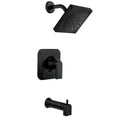 1-Handle Matte Black Tub and Shower Faucet Q90761