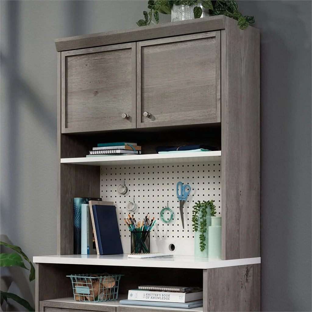 Engineered Wood Storage Hutch in Mystic Oak Finish I263199