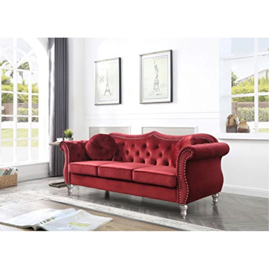 Burgundy Sofa F686211