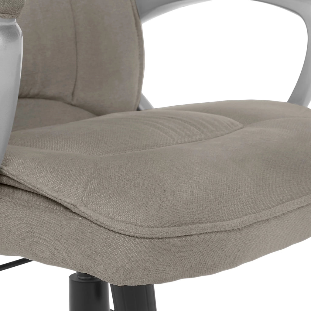 Gray Fabric High-Back Office Chair with Arms O509545