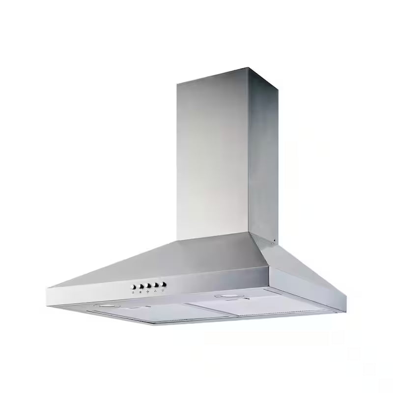 30 in. 350CFM Convertible Pyramid Wall Mount Range Hood in Stainless Steel S94577