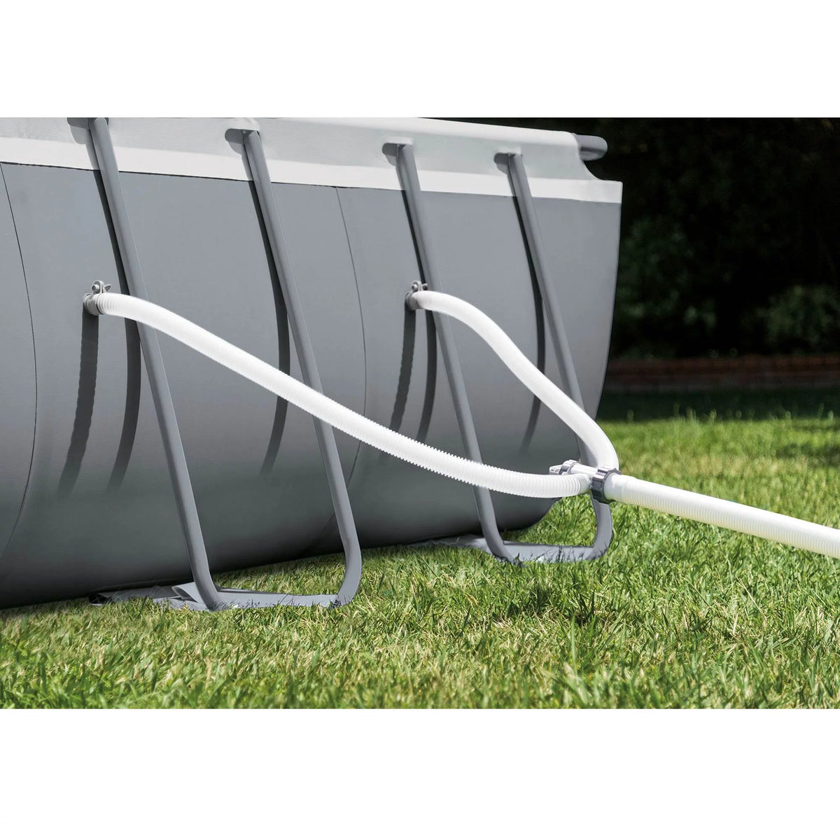 24ft x 12ft x 52in Rectangular Pool, Floats (2 Pack) & Cooler Y624