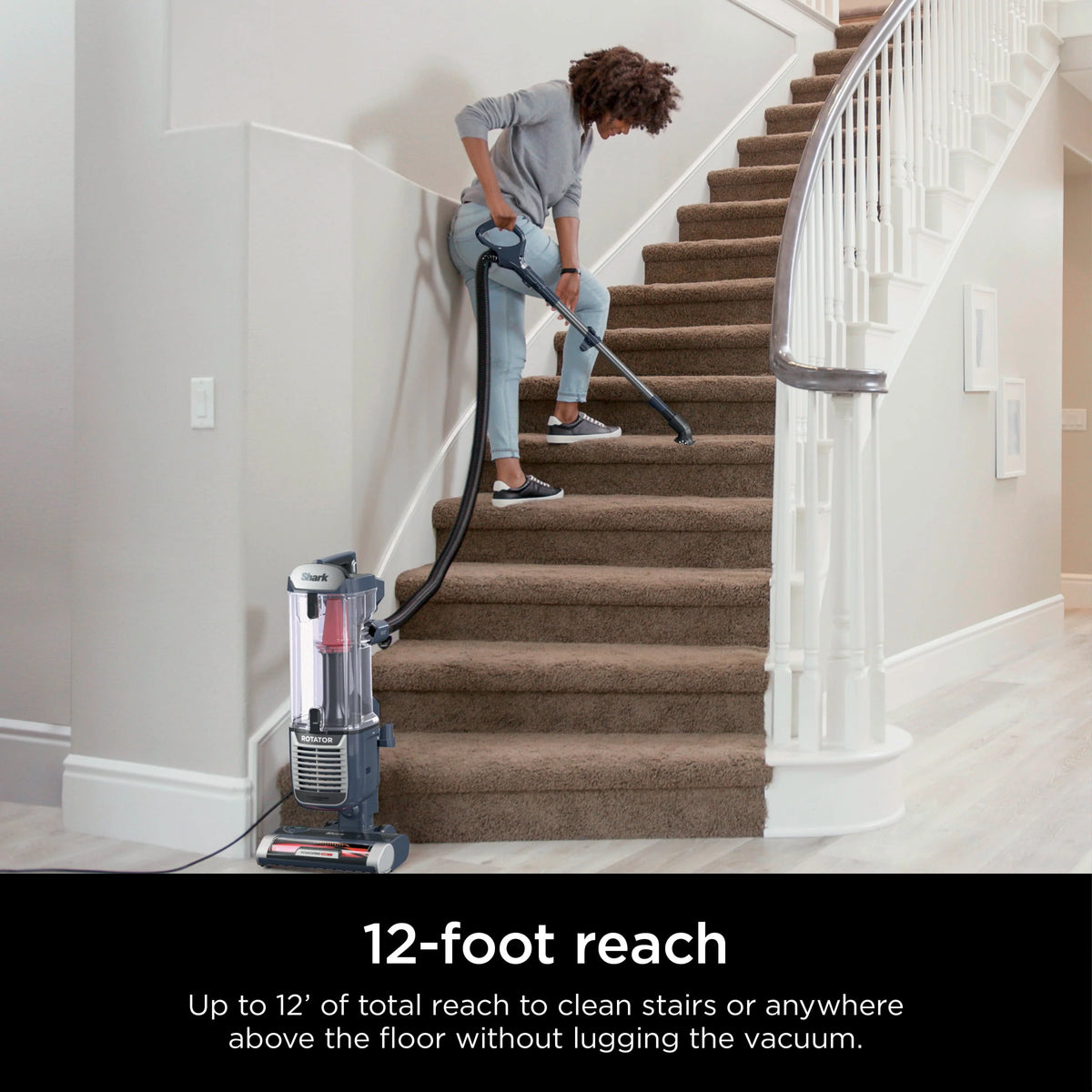 Upright Vacuum with PowerFins HairPro and Odor Neutralizer E37916