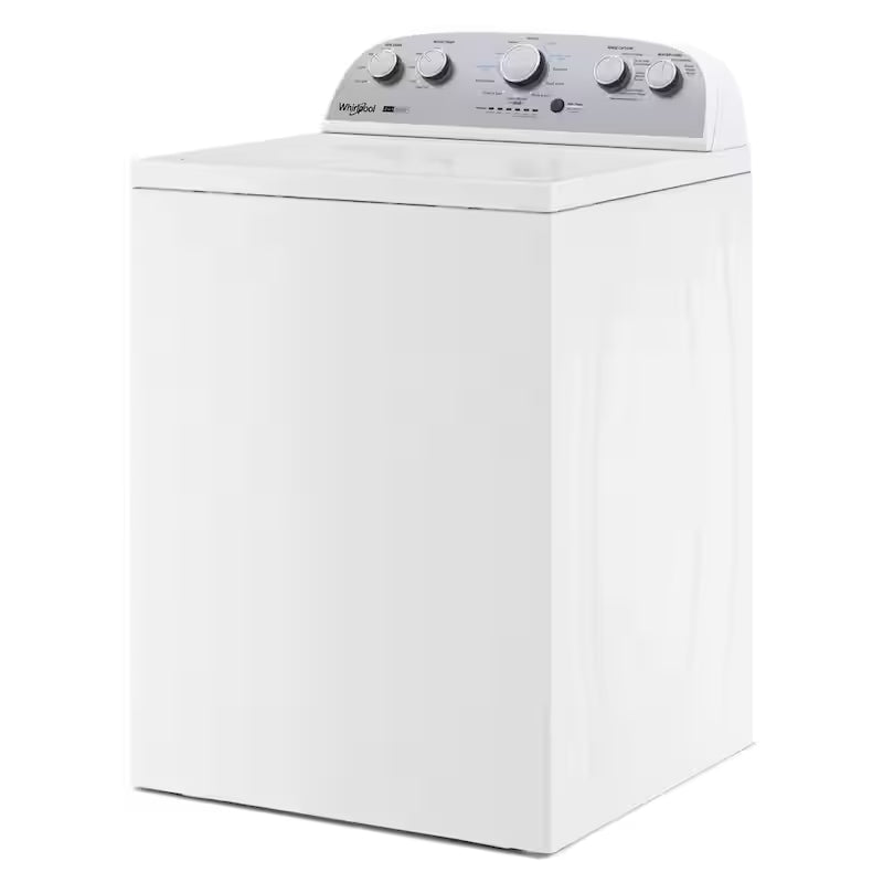 3.8 - 3.9 cu.ft. Top Load Washer in White with Removable Agitator J7435