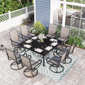 9 Piece Outdoor Metal Patio Dining Set S6432