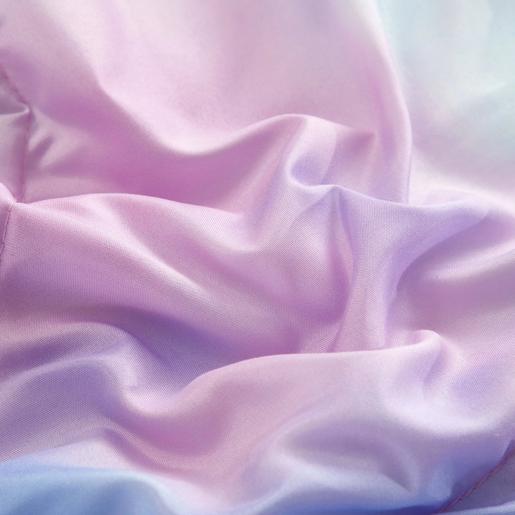 Pink Purple Ombre Polyester Twin Comforter Set S93867