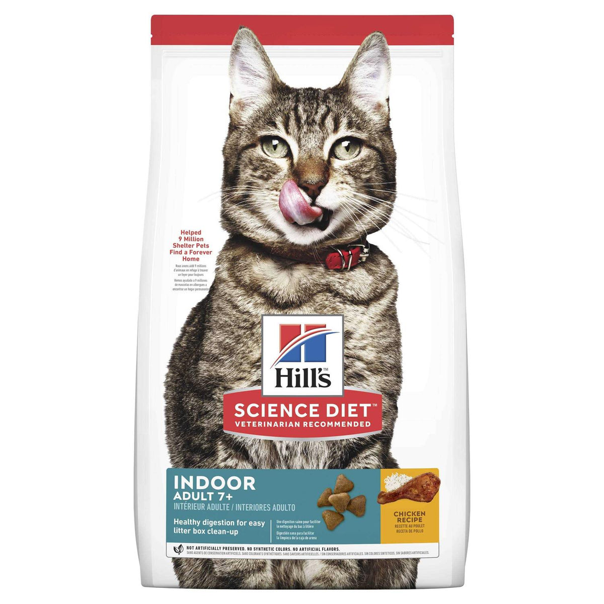 Adult 7+ Indoor Dry Cat Food P4749