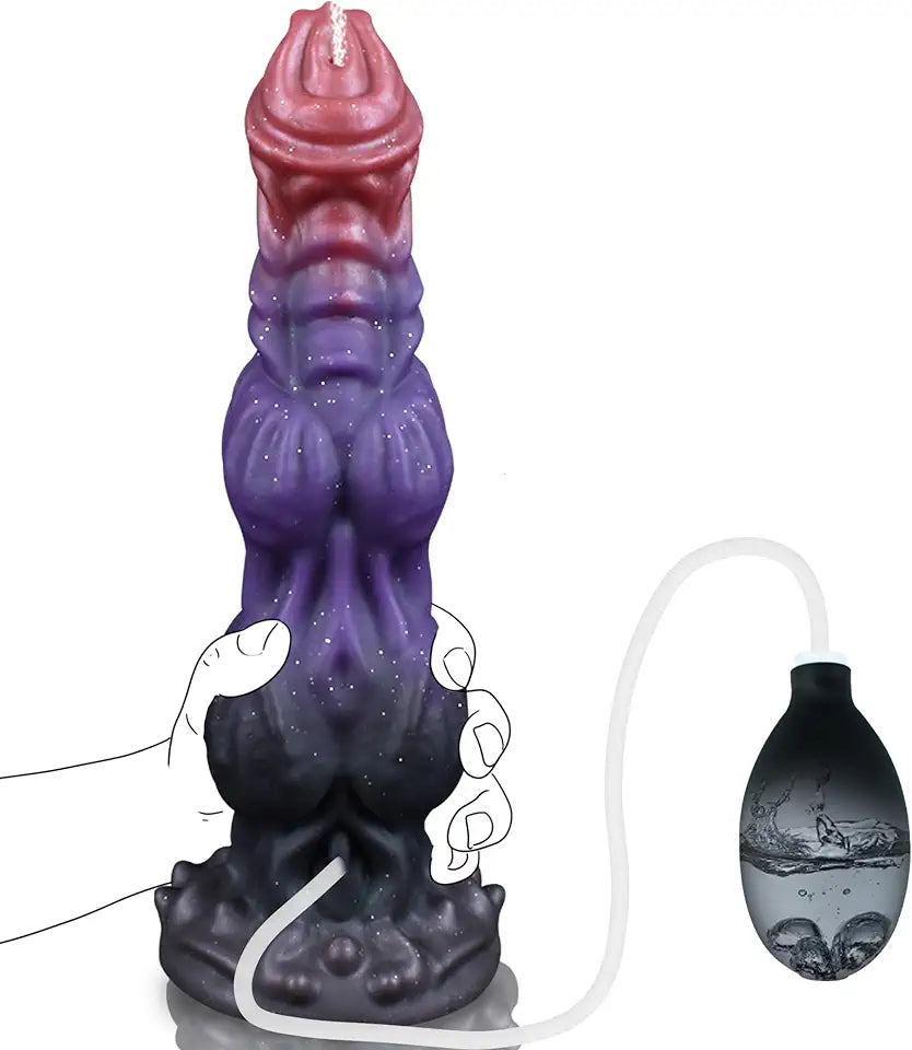 Black Silicone Dildo with Suction Cup N7648