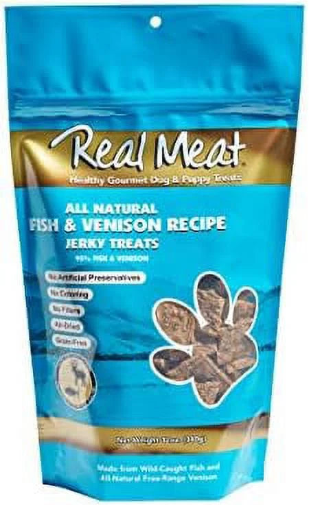 Fish & Venison Air-Dried Jerky Treats 12 oz Q861695